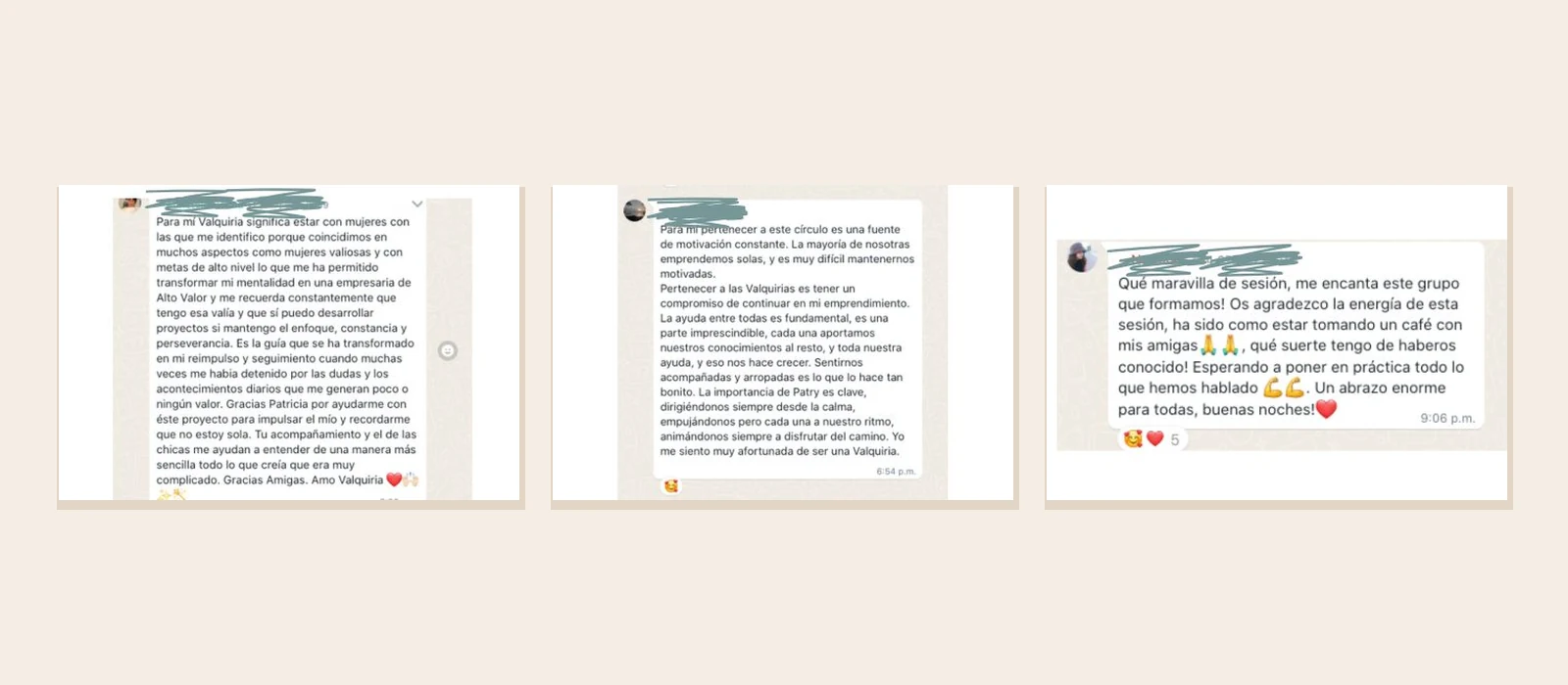 Mensajes de Valquirias