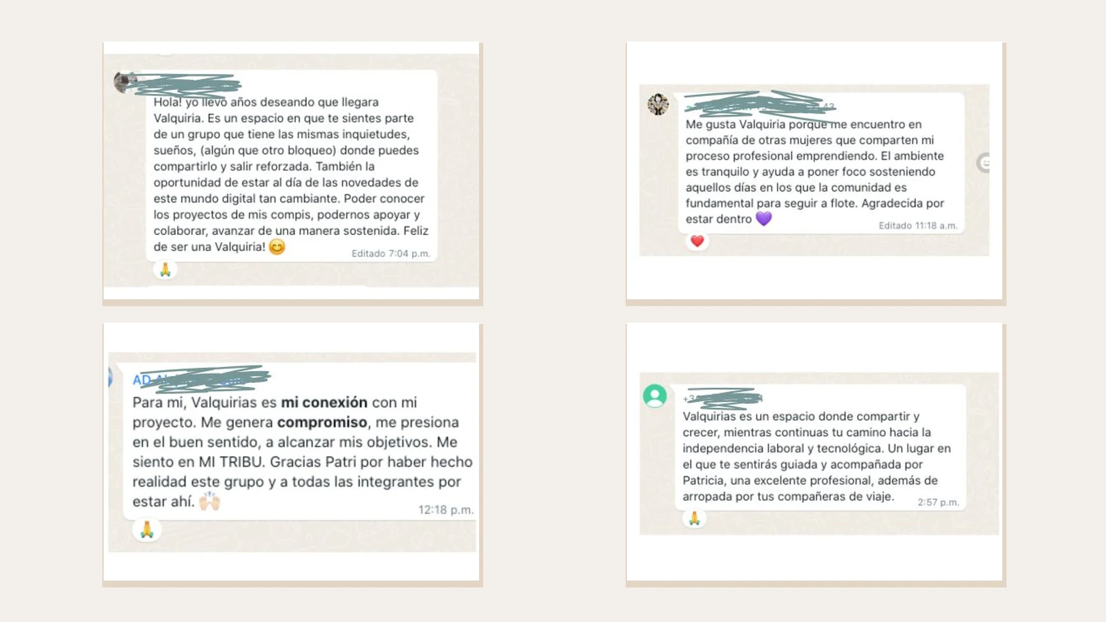 Mensajes de Valquirias
